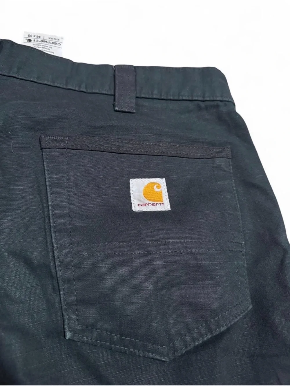 Carhartt Men's Black Cargo Work Pants
